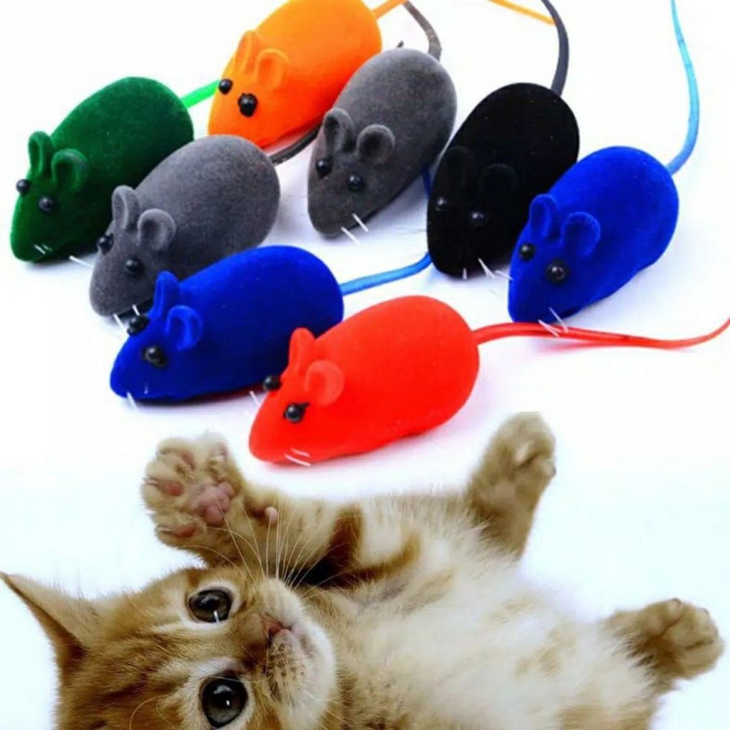Mainan Tikus Kucing Cat Toys Bunyi Cit Cit Lucu FEFARM