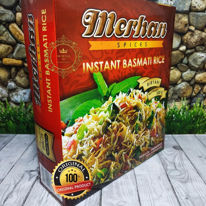 

BERAS BASMATI INSTAN MANDI MERHAN PAKET LENGKAP DAN HEMAT NASI BIRYANI
