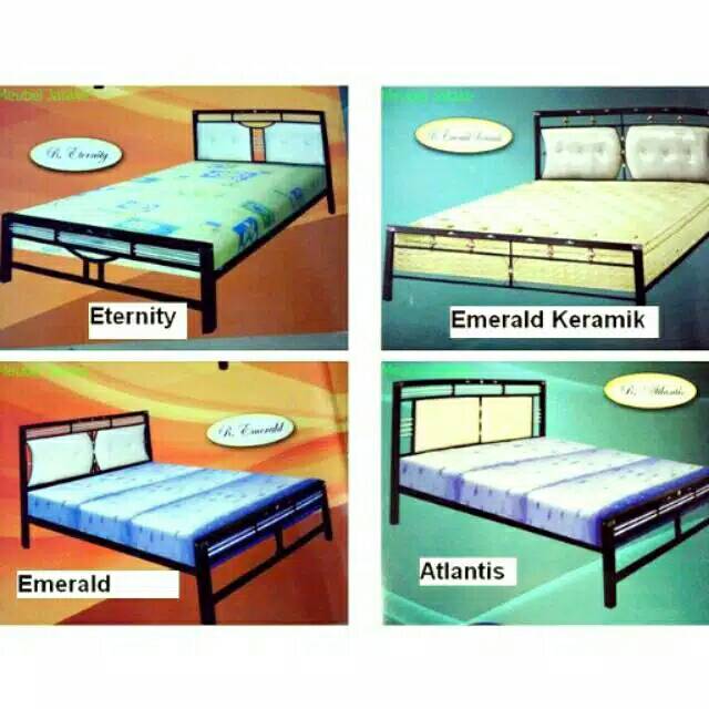 Tempat Tidur Besi / Ranjang Minimalis No 1 2 3 4 (tidak termasuk kasur)