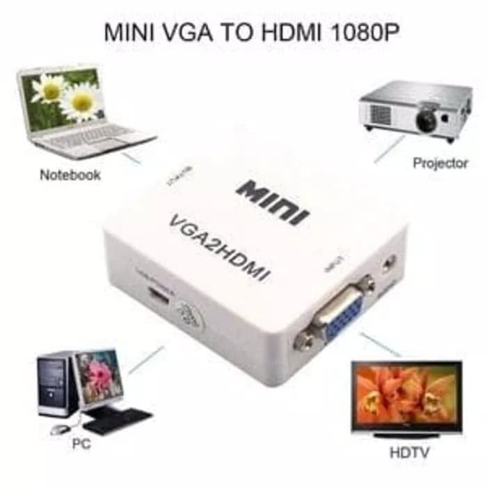 VGA to HDMI Converter   Converter VGA to HDMI