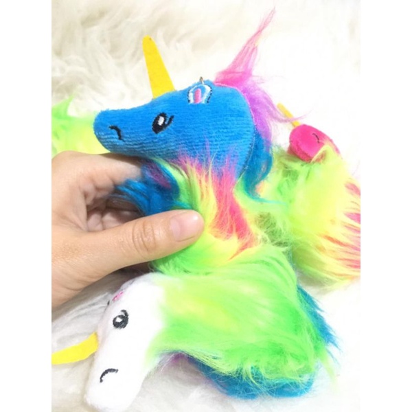 GK08 Gantungan Kunci Unicorn/Boneka Pompom 9cm