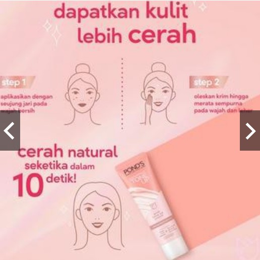 ★ BB ★ POND'S Instabright Tone Up Milk Facial Foam | POND'S Instabright Krim Wajah Tone Up Cream