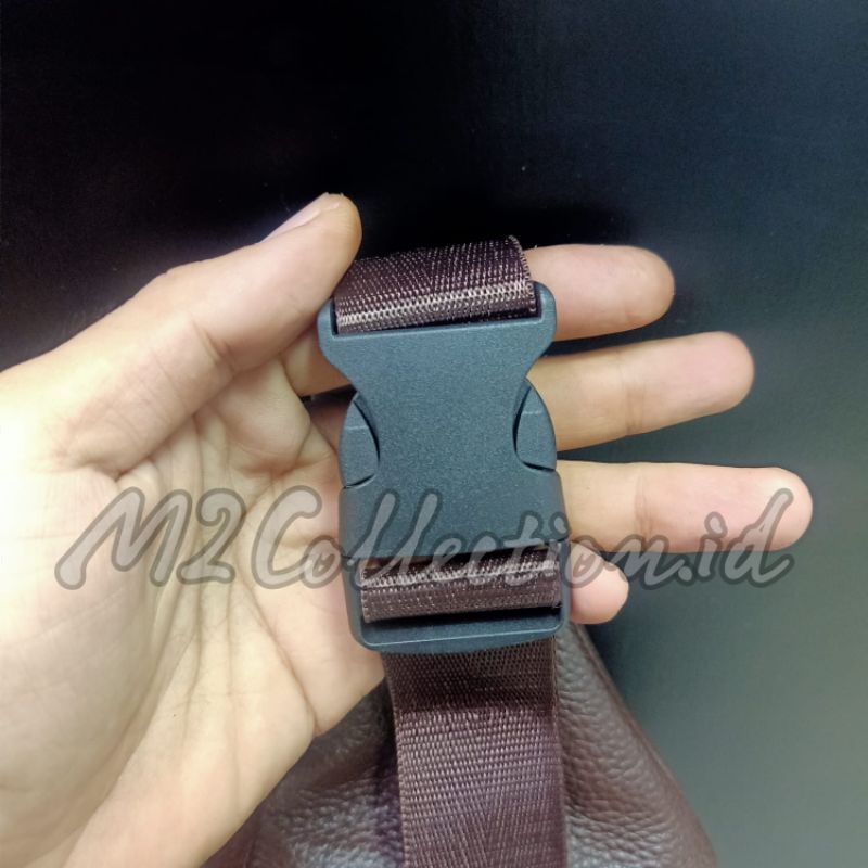 Waistbag Fendi Leather Belt Bag Tas Pinggang Kulit Asli Premium Quality