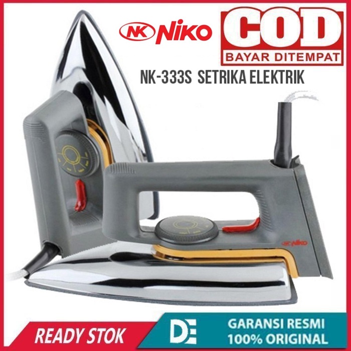 Niko Setrika Listrik NK-333S Setriak Stainless Model Clasic