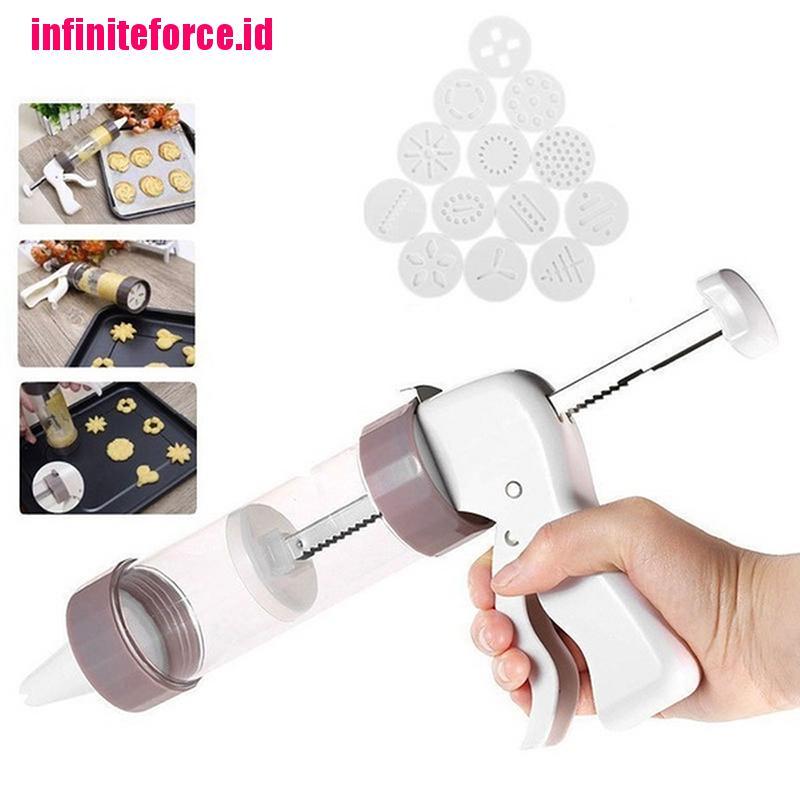 20pcs Cookie Press Making Gun Biscuits Cake Mold Set Cookie Press Make Machine