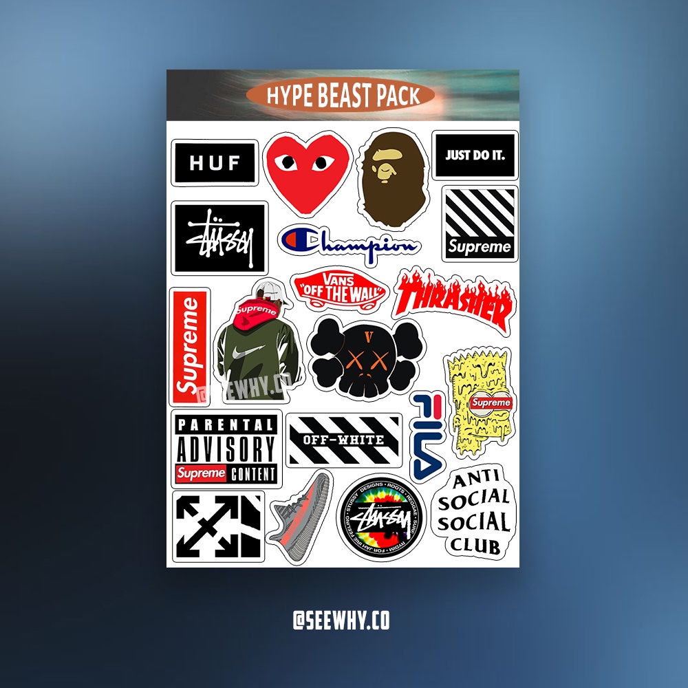 

Hype Beast Mini Pack 18 pcs (Mini pack A6)