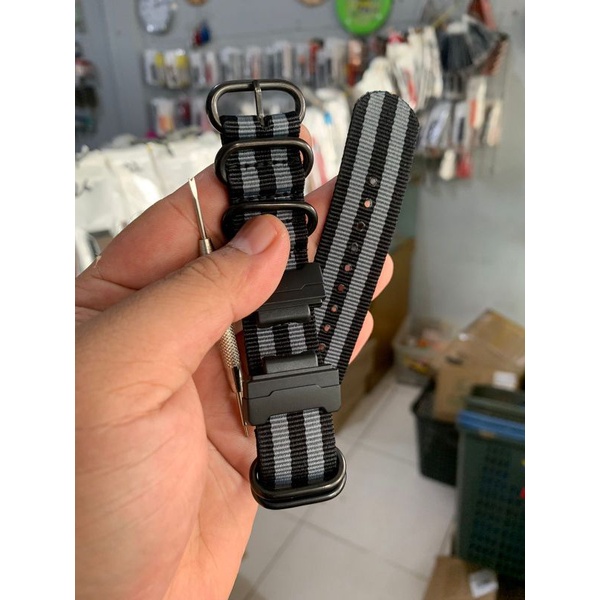 Strap Tali Jam Tangan G shock Nato Zulu kombinasi 22MM