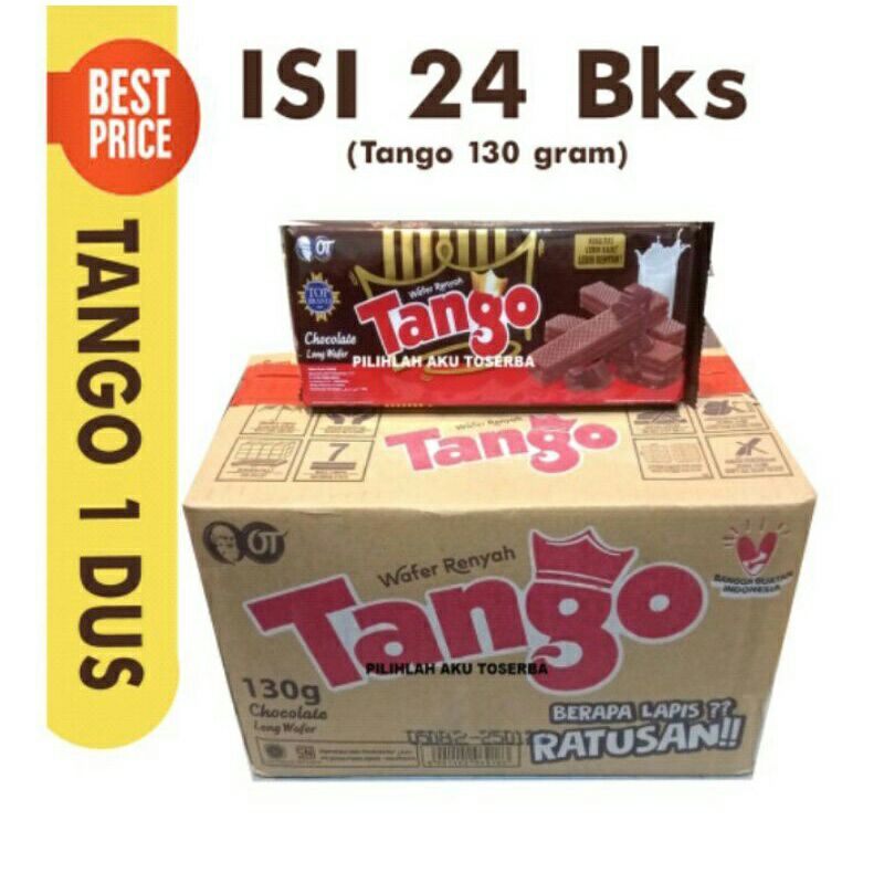 

1 Dus Tango 110gr Ecer 5.000 isi 24 / Wafer Tango 5.000 Coklat Vanilla