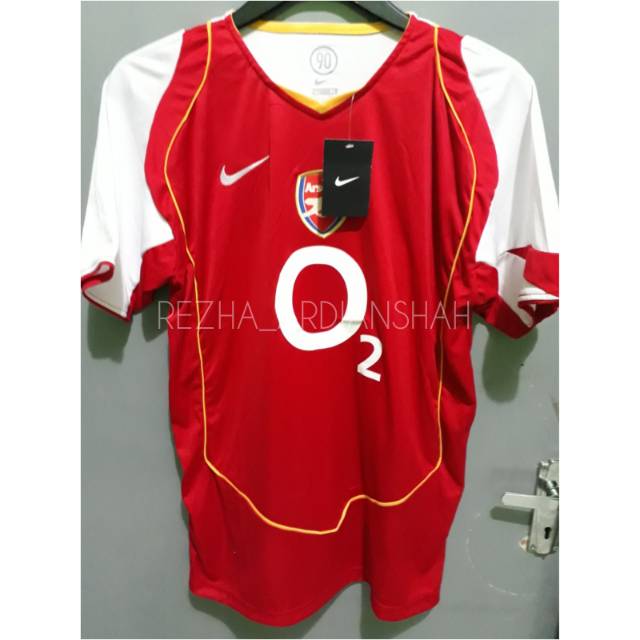 arsenal jersey 2004