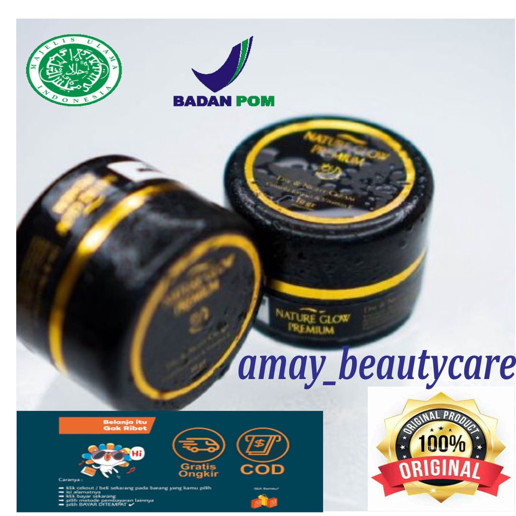 Cream Nature Glow Premium bpom
