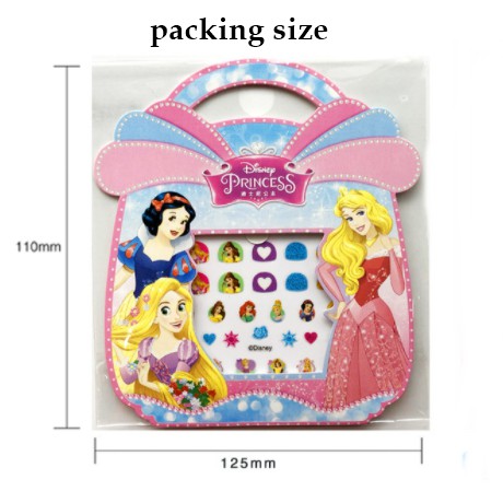 [ORGM] *DISNEY*Sticker Kuku Glitter Karakter Princess Frozen