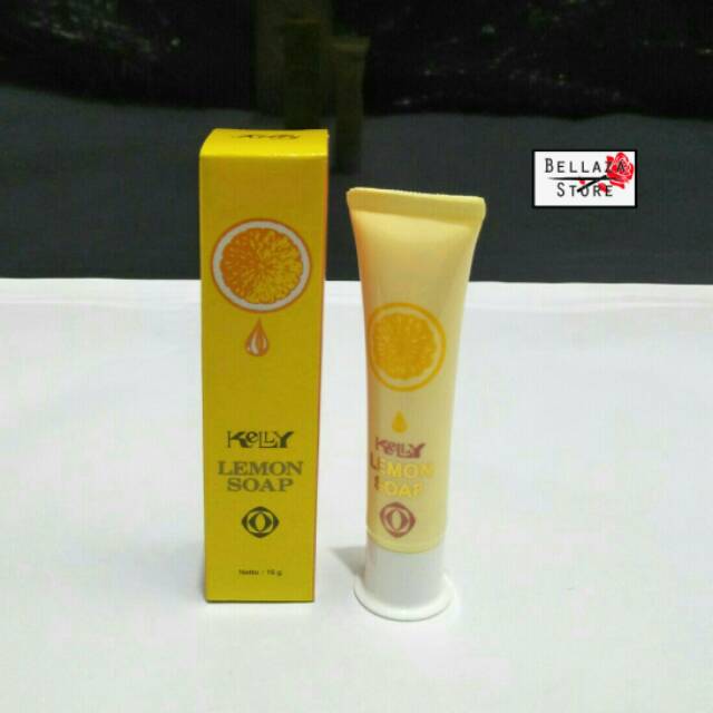 Kelly Lemon Soap Kecil 15 gr / Sabun Pembersih Wajah