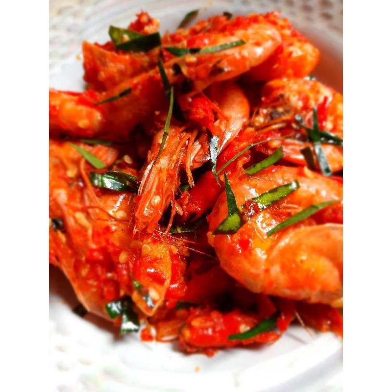 

udang balado daun jeruk