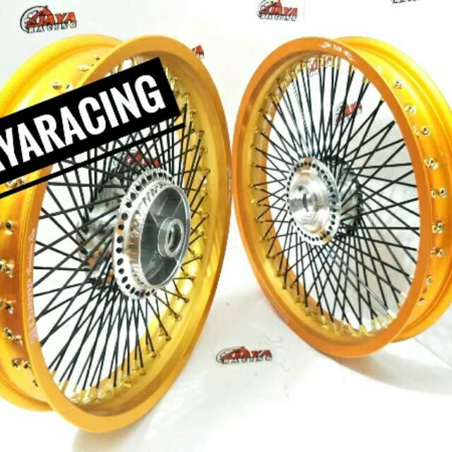 Velg custom seribu ring 17 L 250 215 Jupiter mx satria fu sonic 150 Jupiter z vega supra sepaket