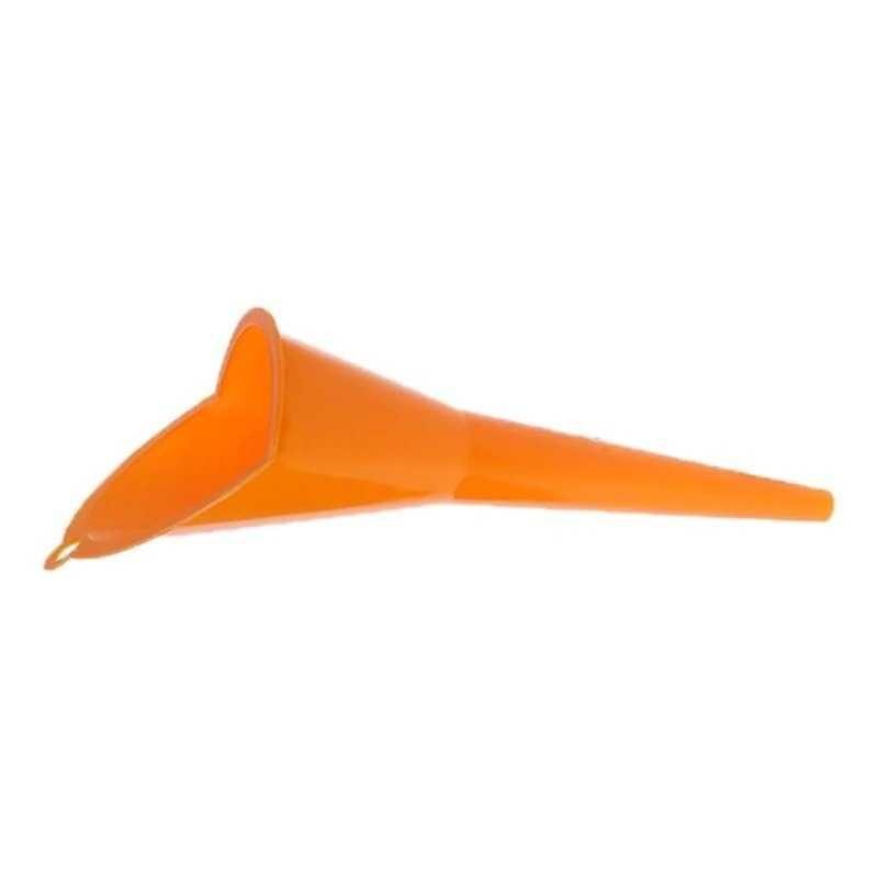 Nozzle Corong Air Minyak Bensin Kendaraan Long Mouth Funnel - XMO755 - Orange