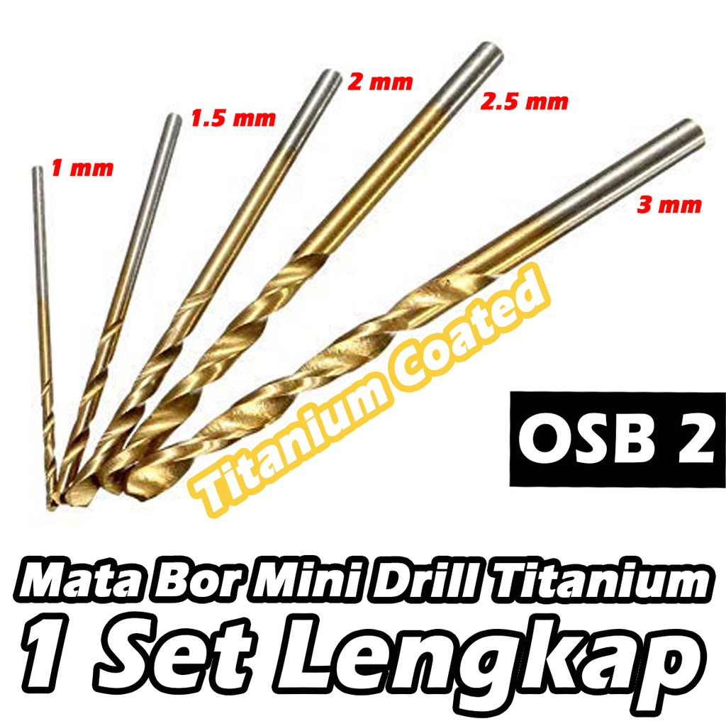 kepala bor mini Drill collet Chuck 1 set atau mata bor 1 set