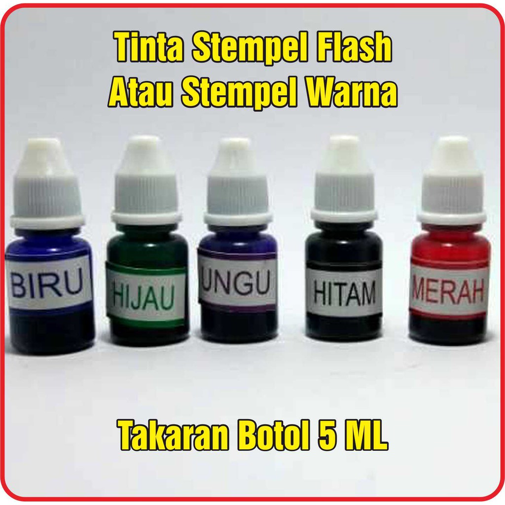 TINTA STEMPEL FLASH ~ STEMPEL WARNA