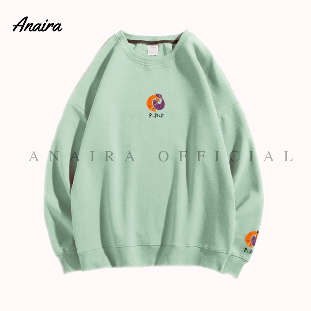 PISCIS SWEATER CREWNECK WANITA ANAIRAOFFICIAL