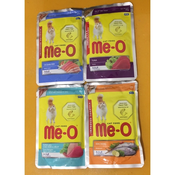 Me-O Wet Food MEO Pouch 80gr Kitten &amp; Adult