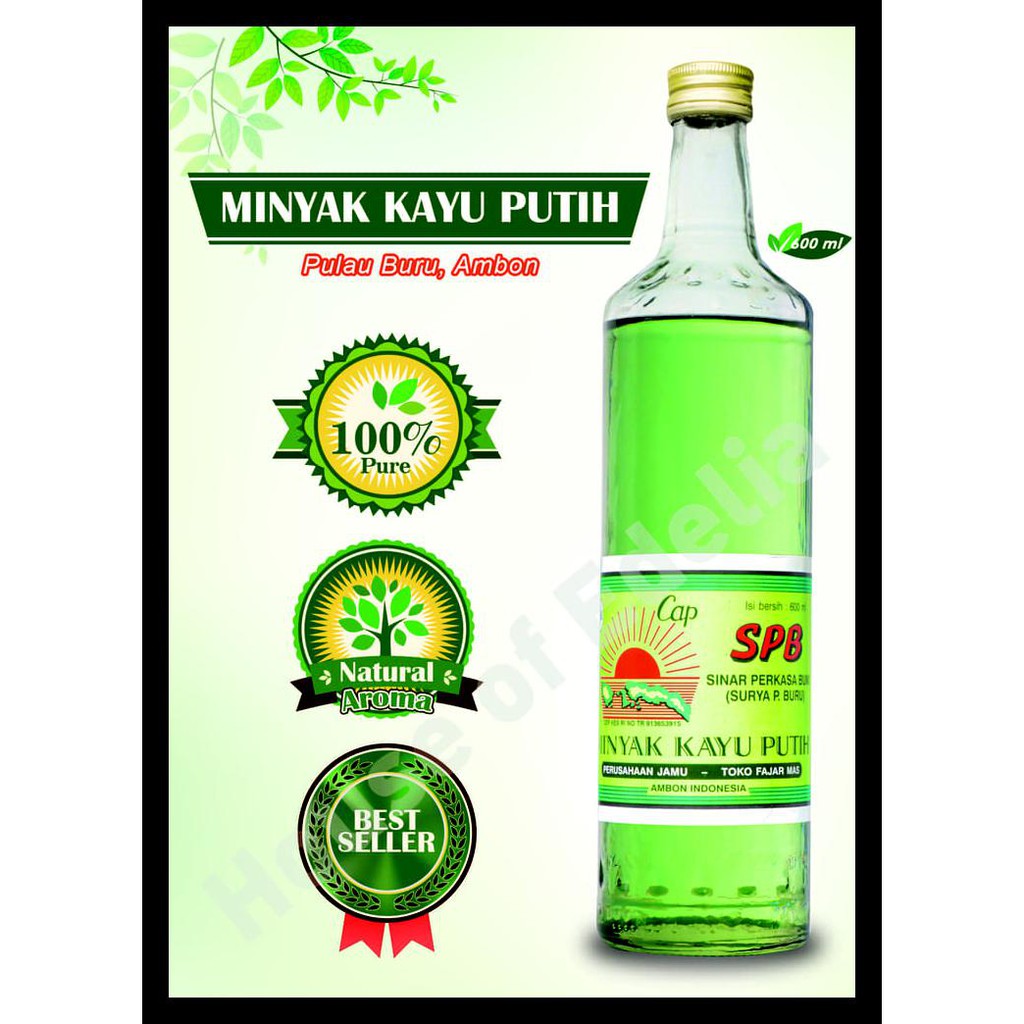 MINYAK KAYU PUTIH 600 ml - dari PULAU BURU, AMBON PROMO