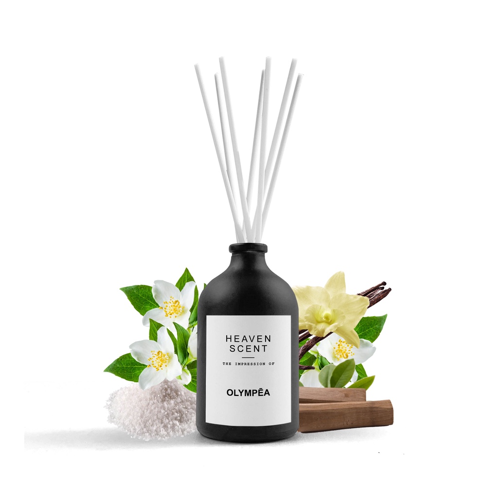 HEAVEN SCENT Luxury Reed Diffuser 100ml - Pengharum Ruangan Aromaterapi Inspired by Fragrances-pacoR Olympea