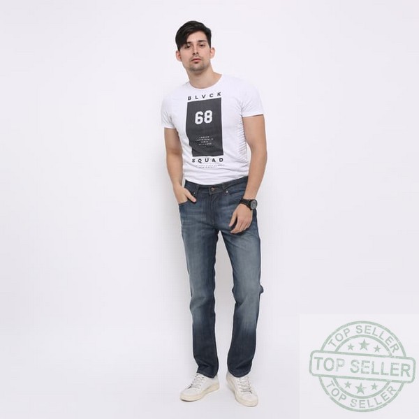 (Celana Murah) Edwin Celana Jeans EDW-2211-560 Regular Fit Pria Panjang Biru - Biru, 31 |DXT