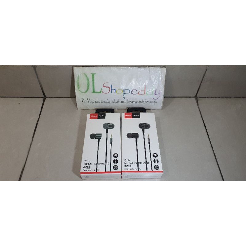 Headset Super Bass Vivan Q11s Metal Earphone Bass Clear Audio Quality