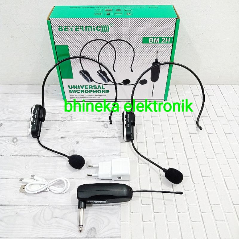 mic wireless beyermic BM2H original bm 2h mic headset bando