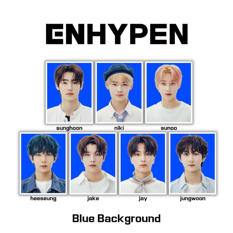 PAS FOTO ENHYPEN 3x4 (HARGA 3 PCS + LAMINASI 2SISI) ID PHOTO KPOP IDOL KOREA PREMIUM MURAH UNOFFICIAL HEESEUNG JUNGWON JAY JAKE SUNGHOON SUNOO NIKI READY STOCK !