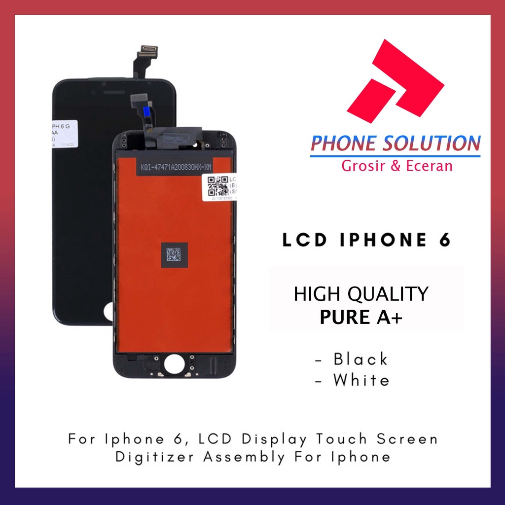 LCD Iphone 6 Fullset Touchscreen Original 100% // Supplier LCD Iph - Garansi 1 Bulan