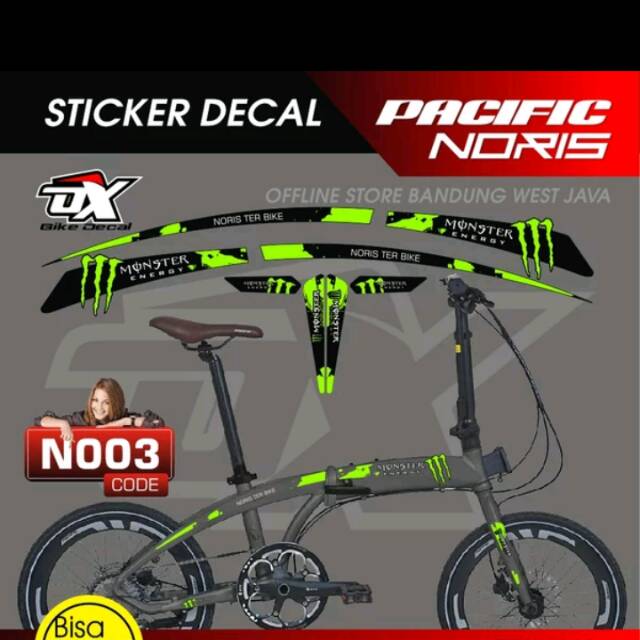 Stiker decal pacific noris 003