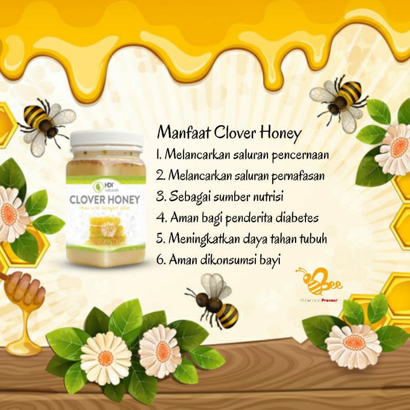 CLOVER HONEY 250 GRAM