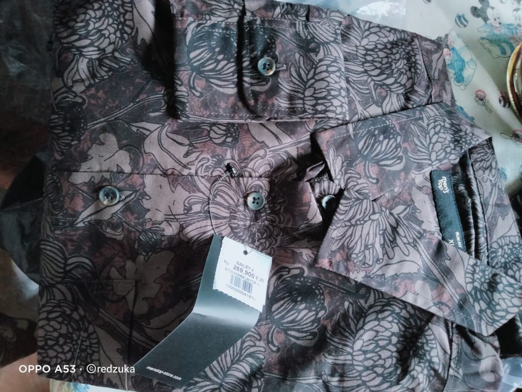 [ Promo ] Kemeja Batik Menstop Original