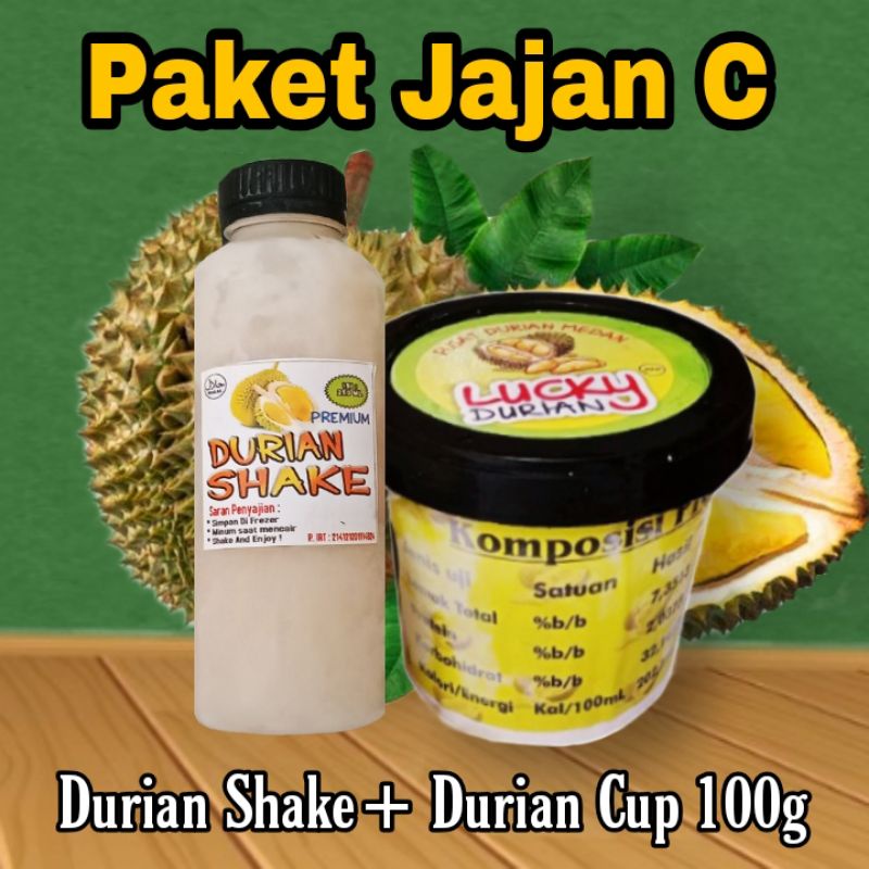 

Paket Jajan C ( durian shake + Durian Cup 100g )