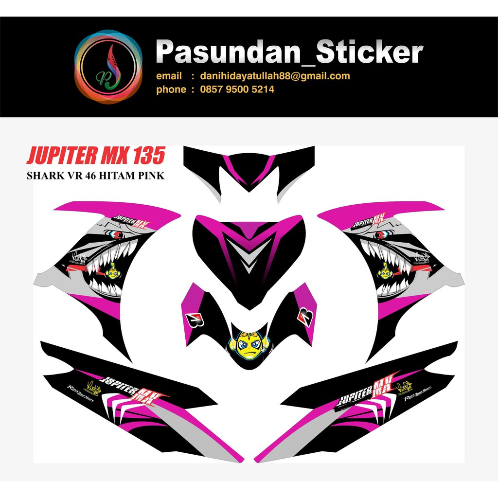 Stiker Jupiter Mx Old