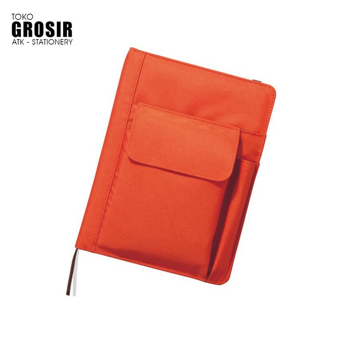 

[RESTOCK] LIHIT LAB Cover Buku Tulis Agenda Notebook N-1647 - Orange