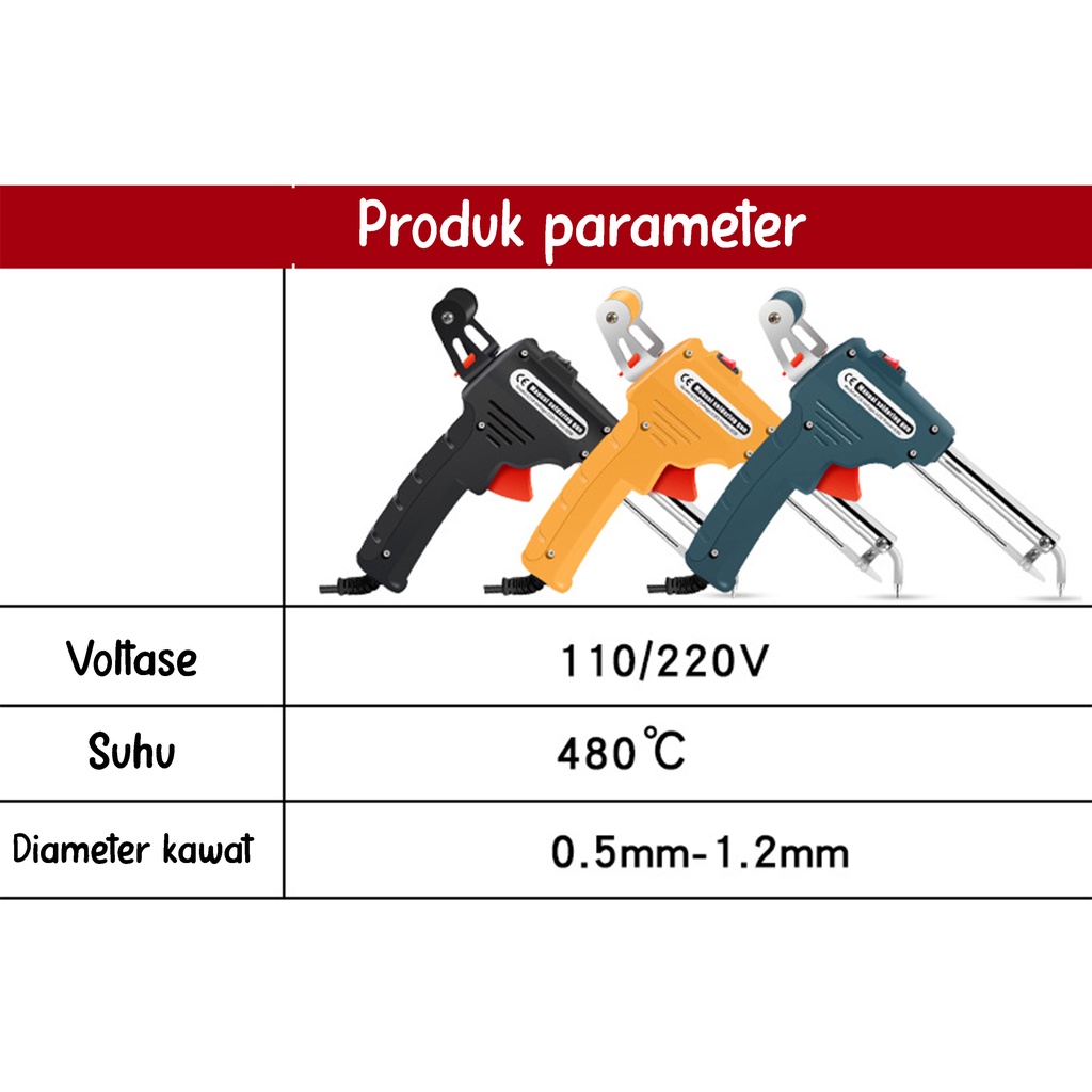 Solder Iron Autometic Tin Gun 60W - GT10 Solder Tembak Otomatis Solder Listrik Timah