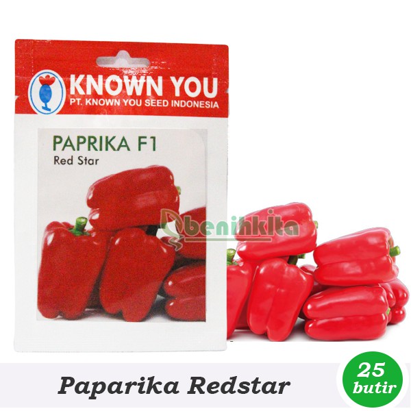 Benih Bibit  Paprika Merah Known You Seed Shopee Indonesia