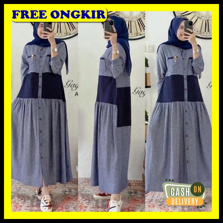 Gsmis Lebaran Sarii Buju Muslim Wanita Sari Games Jumbo Mewah Gamis Wa Baju Gamis Semi Dress Muslim
