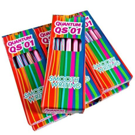 

12PCS BALLPOINT / BOLPEN QUANTUM QS-01 (1 PACK) MURAH
