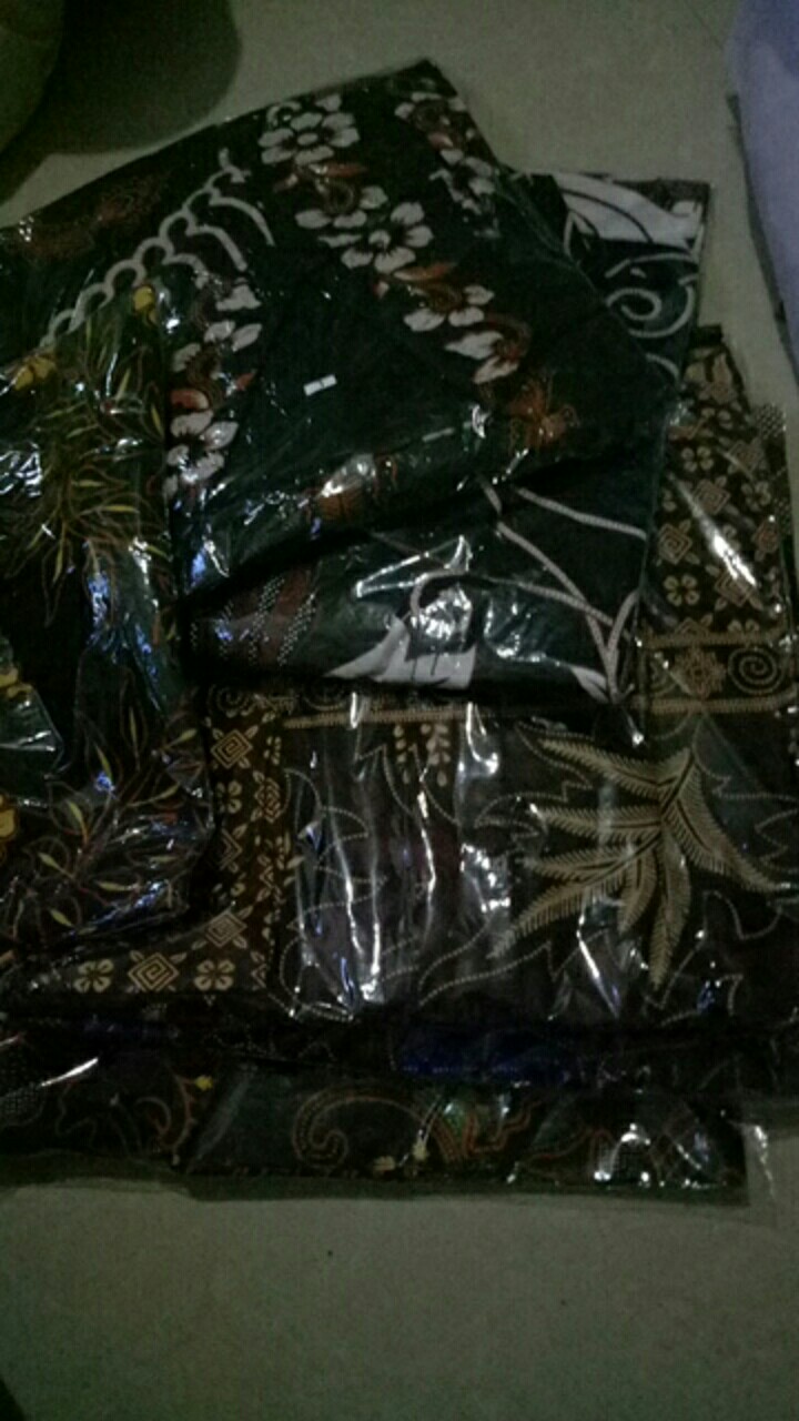 Bswart Batik Hrb026 Kenongo Hem Pendek Padi Pekalongan M L Xl Batik Pria Murah Modern Grosir