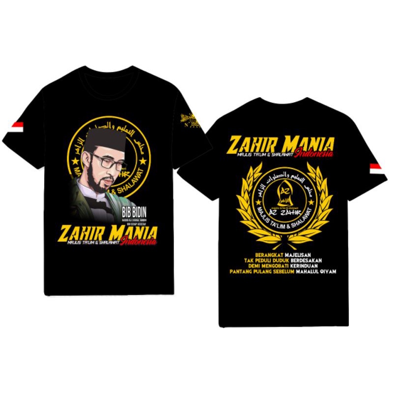 KAOS AZ ZAHIR MURAH KAOS ZAHIR MANIA DISTRO ORIGINAL KAOS DAKWAH