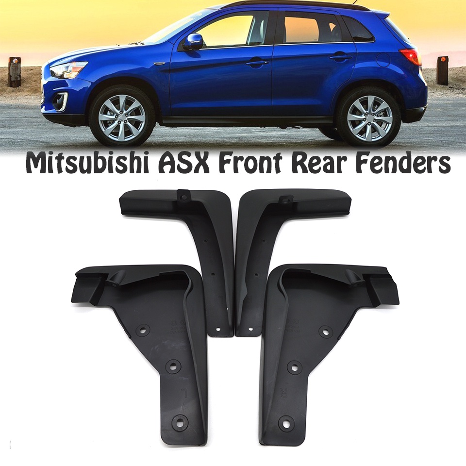 1 Set Mud Flap Pelindung Splash Untuk Fender Mobil Mitsubishi ASX Outlander Sport RVR 2011-2018