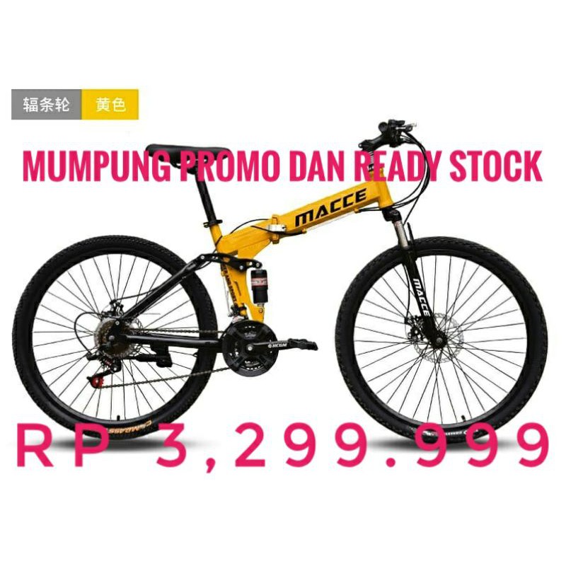 Sepeda Lipat Macce MTB 26"