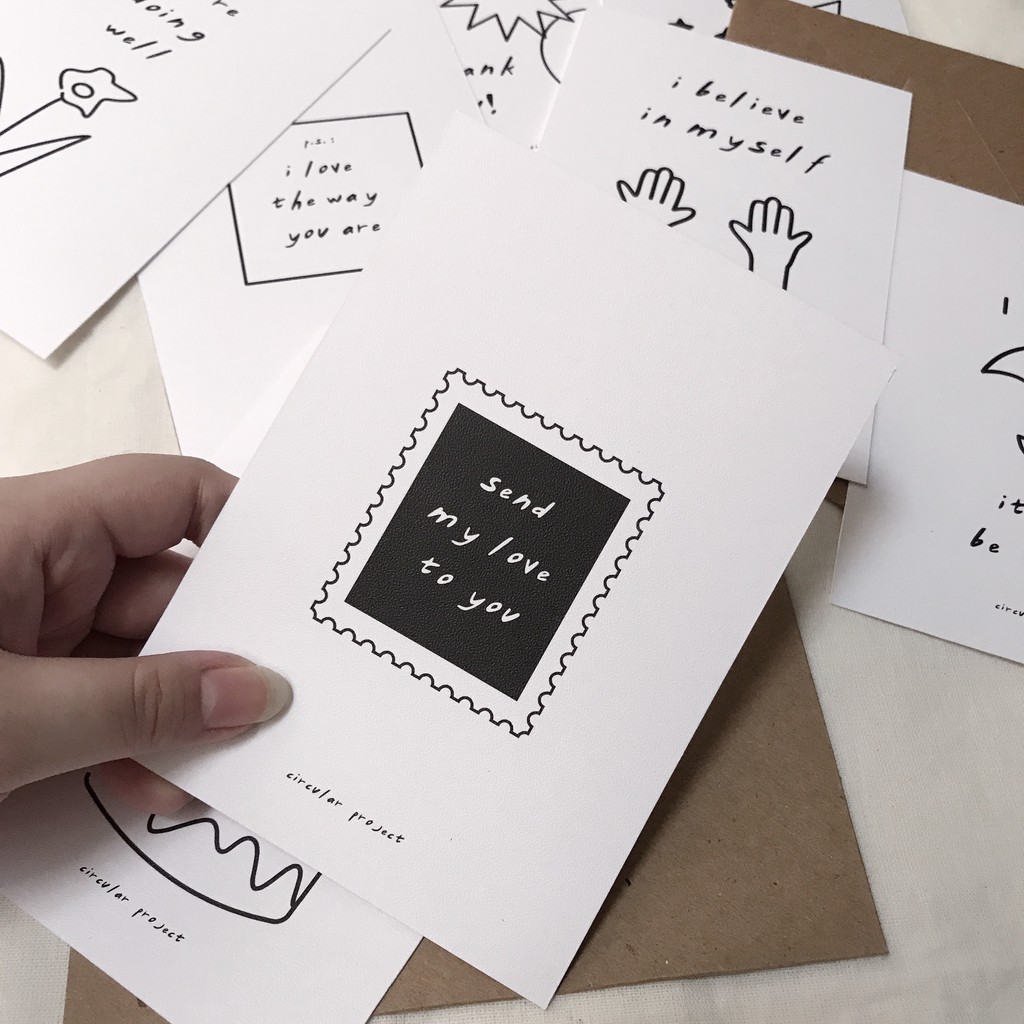

[Circular Project] First Season - Postcard & Envelope (Kartu Ucapan)