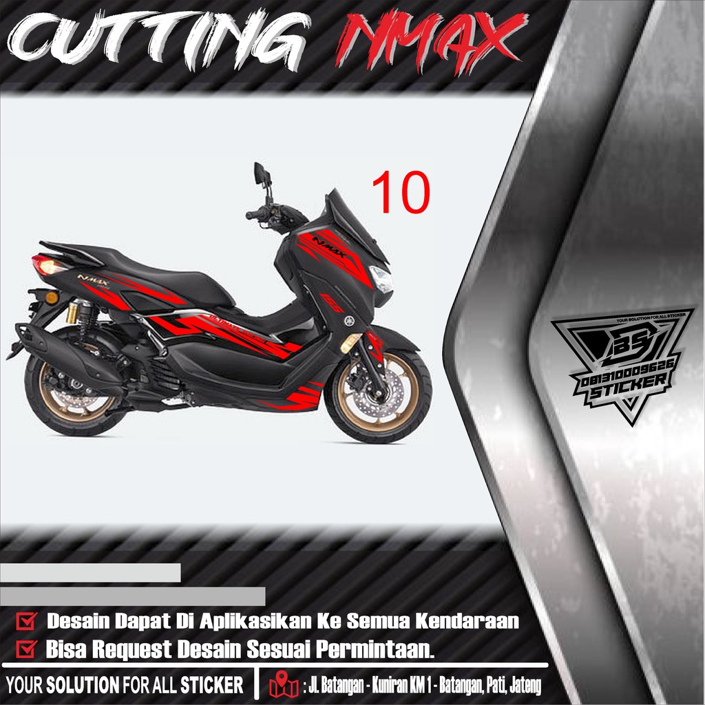 sticker Cutting Yamaha NMAX New 2020/2021 Old (10) - Sticker Variasi Motor