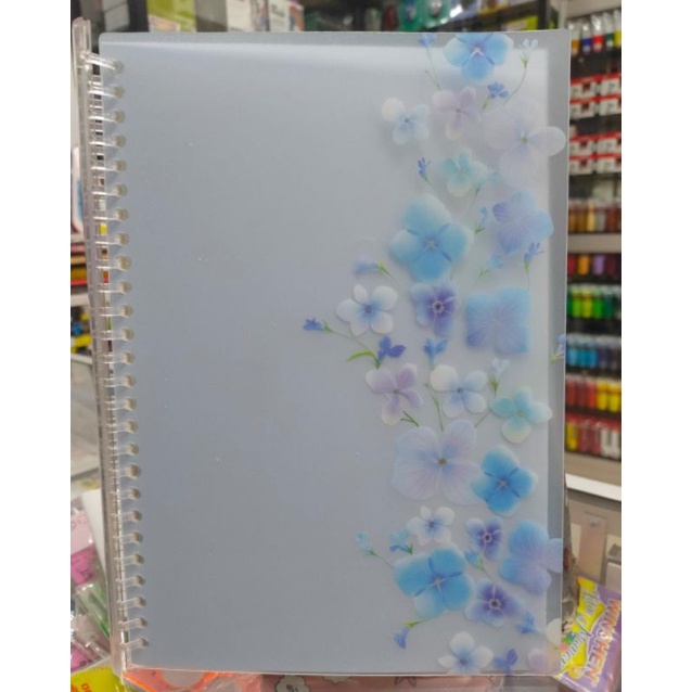 

map looseleaf wengu pl013 seri bunga random B5 isi 80 lembar binder