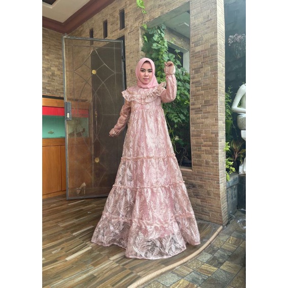 CLARA DRESS, Gamis Payet Simpel