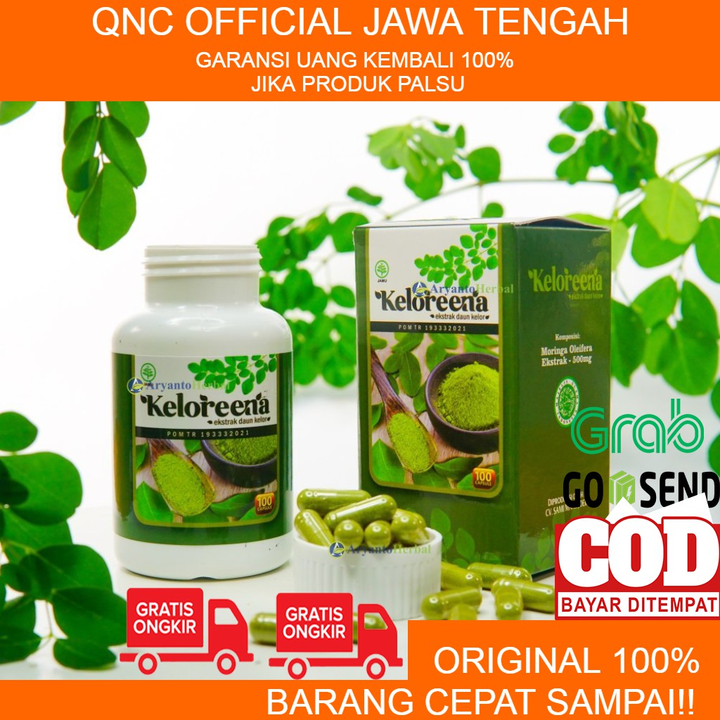 Keloreena Ekstrak Daun Kelor Original Halal Bpom Distributor Obat Herbal Jawa Tengah