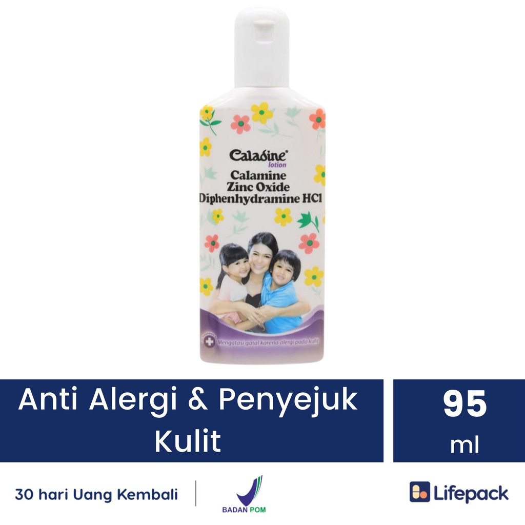 Caladine Lotion - Losion Pereda Gatal / Gigitan Serangga - Lifepack-95 ML